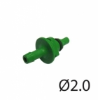 Вкрутка (жикльор) в форсунку AEB 2.0мм зелений